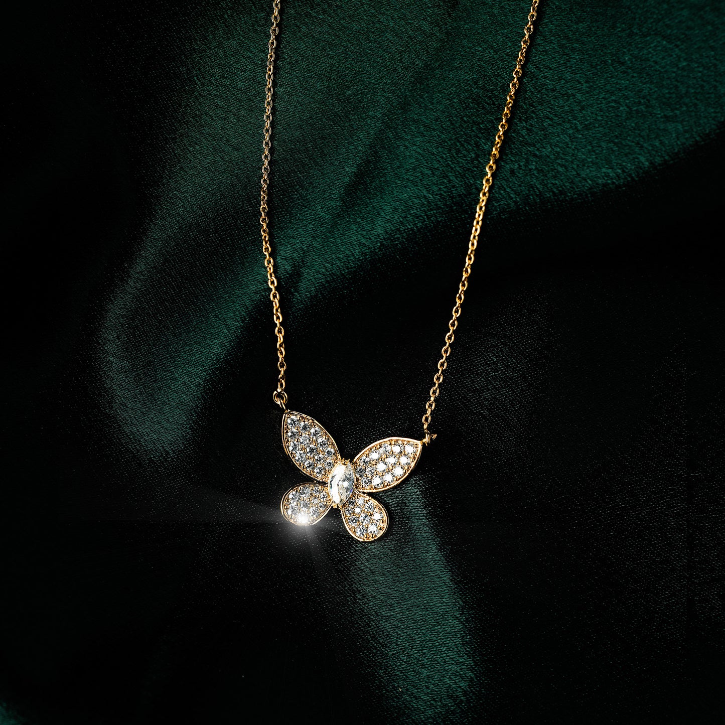 Sparkling Butterfly Pendant - Gulban Signature