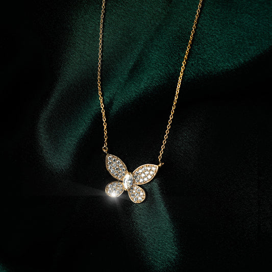 Sparkling Butterfly Pendant - Gulban Signature